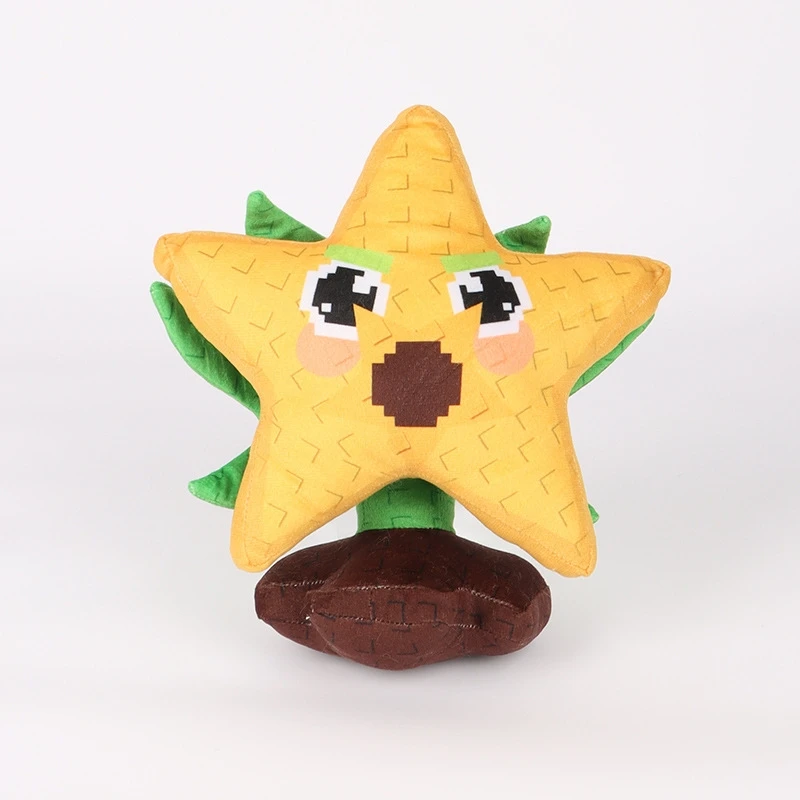 Plants Vs Starfruit Plüschpuppe, süßes Stofftier für Kinder und Fans, Tischdekoration, gemütliches Zuhause, Display, Halloween, Geburtstagsgeschenk