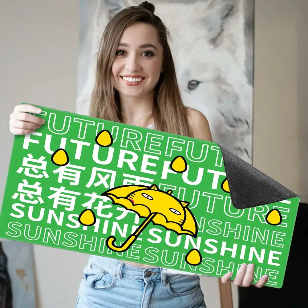 A cute fat cat Mouse Pad Desk Mouse Pad Cute HD Desk Pad Extended Gaming Keyboard Mats Large XXL Gamer Mousepad 90x40