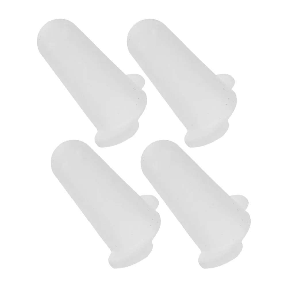 4Pcs Silicone Piping Tip Covers for Cake Decorating Tips Snug Fit Prevent Cream Drying Extend Nozzle Life Dishwasher Safe