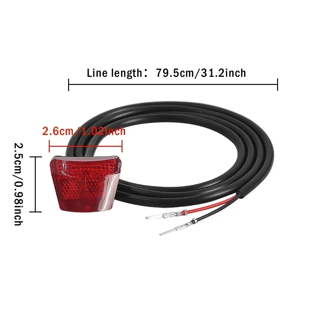 Kugoo Kukirin G2 Pro 미등 부품 전기 스쿠터 스케이트 보드 후면 경고 테일 램프 KickScooter 교체 액세서리