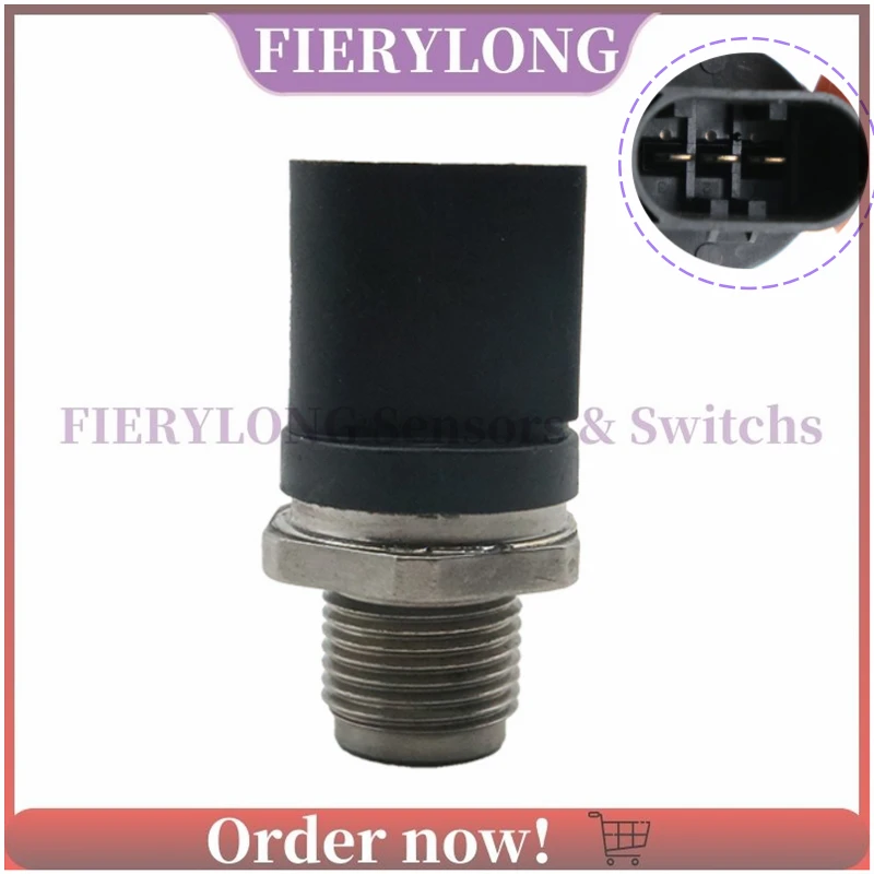 

0281002842 Датчик давления топливной рампы для Mercedes-Benz W169 W245 W203 W211 S211 W220 05117543AA 68032066AA 5117543AA 0061533328