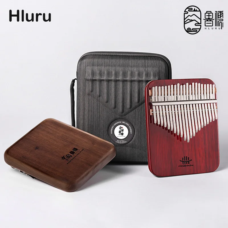 

HLURU 17 21 Keys Kalimba Professional Thumb Piano High-end Kalimba Full Solid Wood Veneer Purpleheart Kalimba Music Instrument