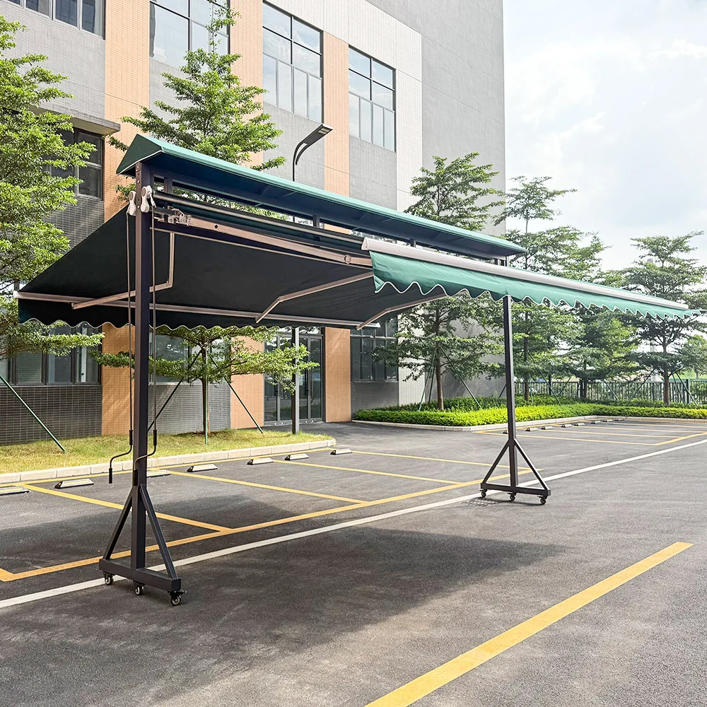 Modern Double Side Aluminum Electric Butterfly Awning Custom Foldable Sunshade Parasol Umbrella Outdoor Restaurant Patio Garden
