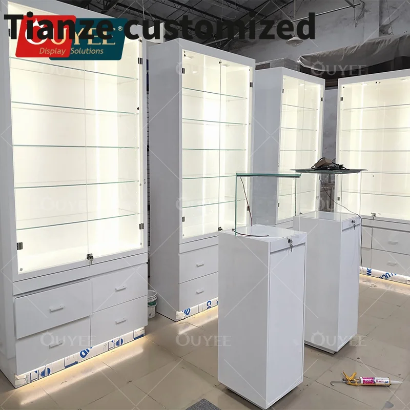 

Customized-retail eyeglass cabinet optical shop furniture sunglasses display stand wall mounted glasses display showcase