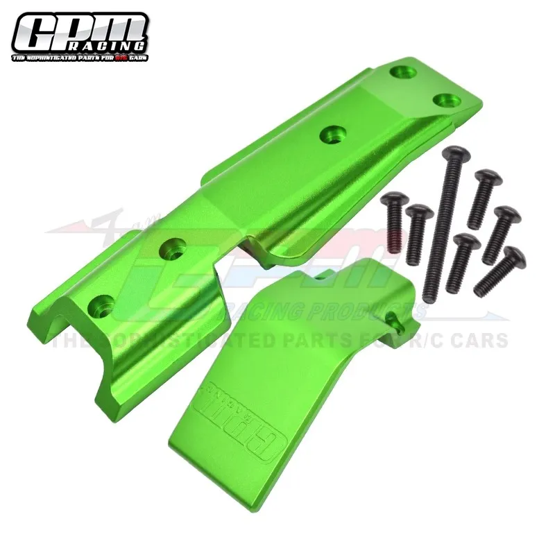 GPM Heavy Duty CNC Machined Billet Aluminum Front Skid Plate for 1/10 Traxxas E-Revo 2.0 86086-4