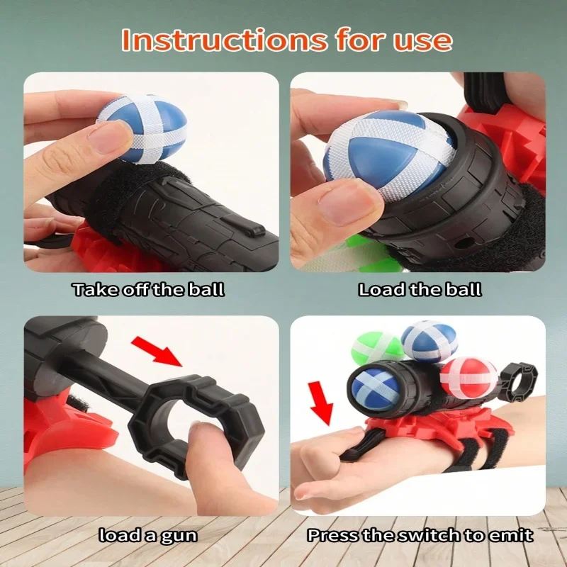 Spider man Launcher Children Wrist Ejection Sticky Ball Target Game Interactive Educational Shooters Toy Birthday Kids Gifts