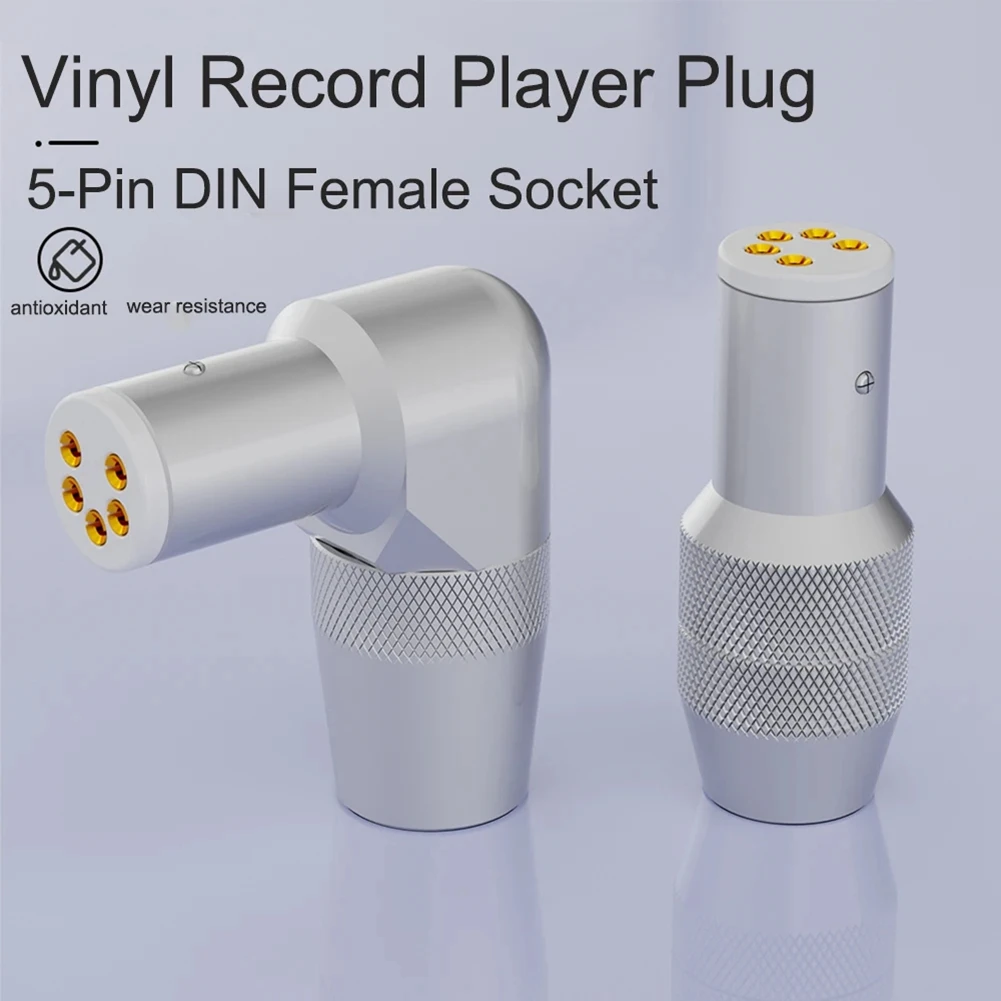 RISEN حمى الصف الفينيل LP مشغل تسجيل Tonearm رؤساء خمسة دبوس 5Pin التوصيل مقعد Tonearm مقعد رؤساء إشارة خط دبوس Tonearm أ