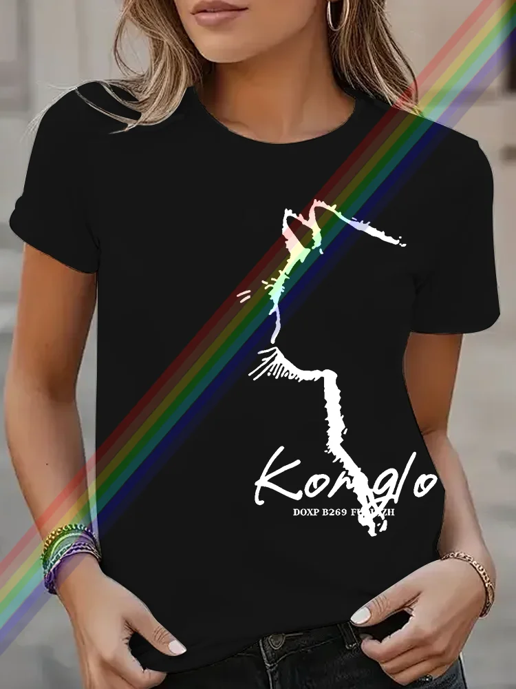 

Oversized Luxury Brand New Cat Graphic Tshirt Female Summer Casual T-Shirts For Women's Girls Streetwear Short Sleeve Tee Shirt