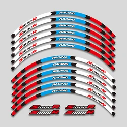 Para BMW S1000R S 1000R 1000 s1000 r calcomanías de rueda de motocicleta de alta calidad pegatinas reflectantes impermeables rayas de llanta