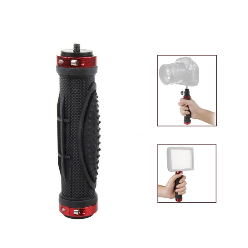 مثبت يدوي محمول عالمي للكاميرا DSLR ترايبود Monopod قبضة مثبت حامل مع 1/4 "برغي 3/8" ثقب المسمار