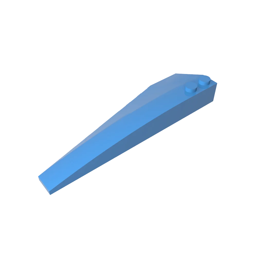 Gobricks Building Blocks GDS-M160 Wedge 10 x 3 Curved Right Assembles compatible with lego 50956 children's toys