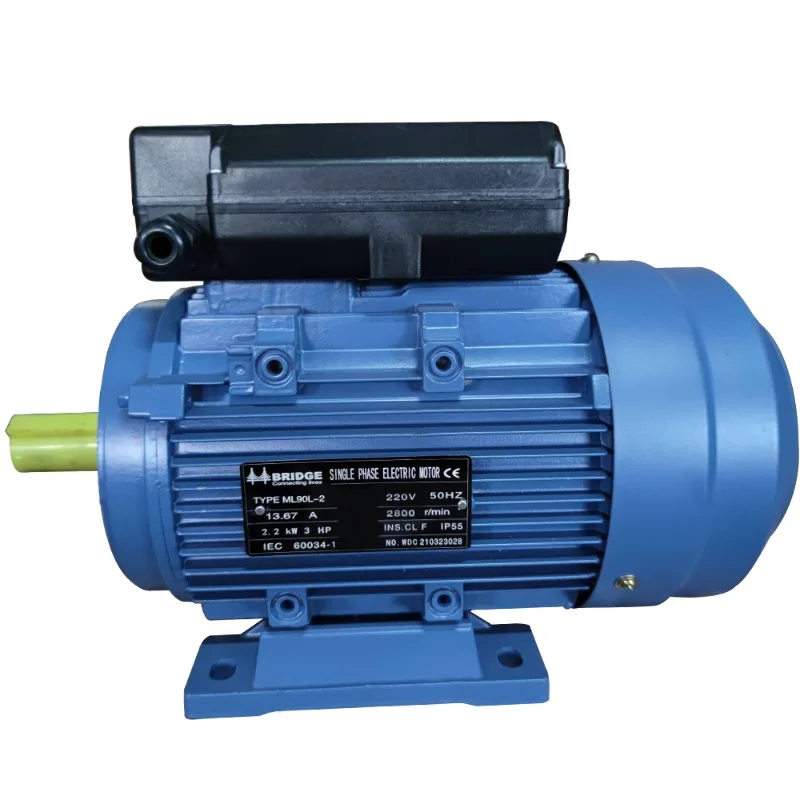 ML series 220 volt ac single-phase  electric motor with aluminum housing for water pump