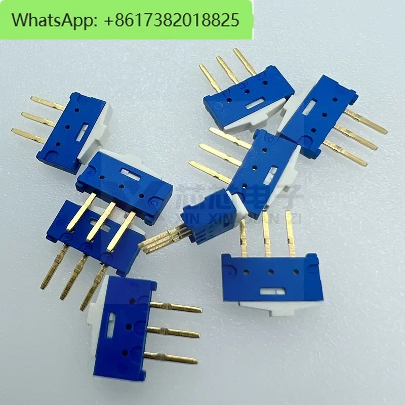 20Pcs   ESP1010 three-pin two-speed slide switch ESP2010 side toggle bend switch slide left and right