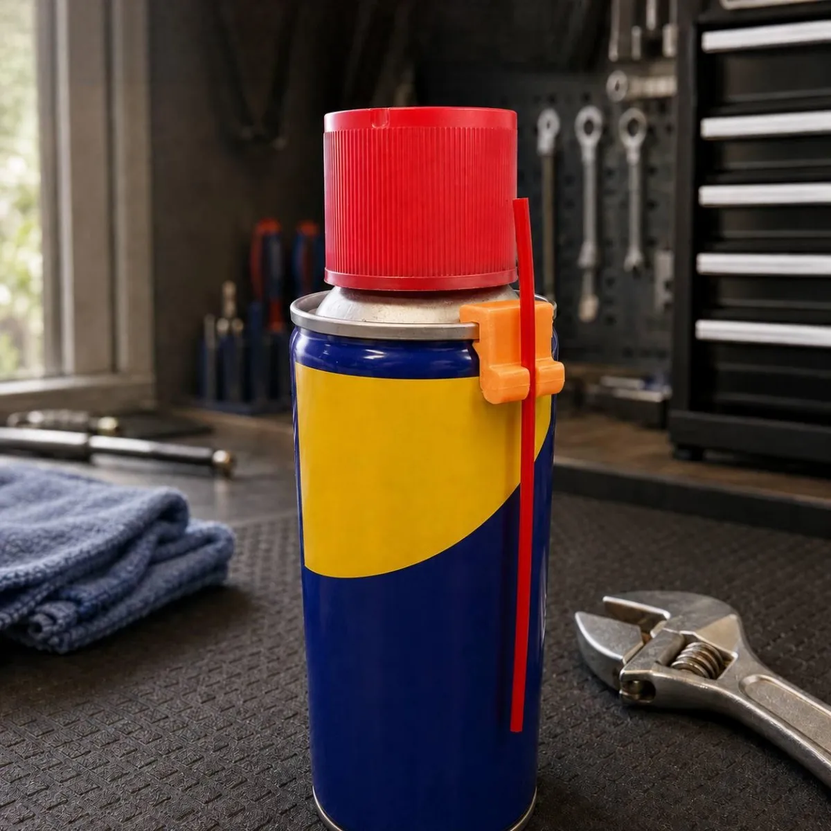 Pipe fixing bracket, spray can suction clamp, 3D printing snap type tubular storage bracket, suitable for 6.76oz air tank