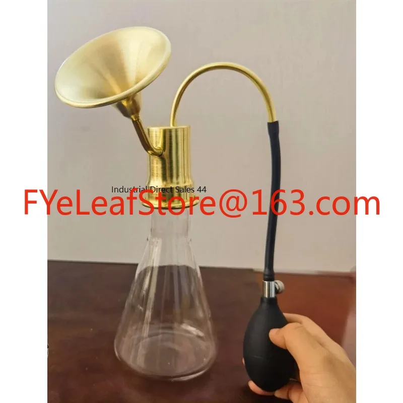 , brass scent apparatus, Baijiu essential oil, perfume, coffee beans Glass scent bottle, spa funnel