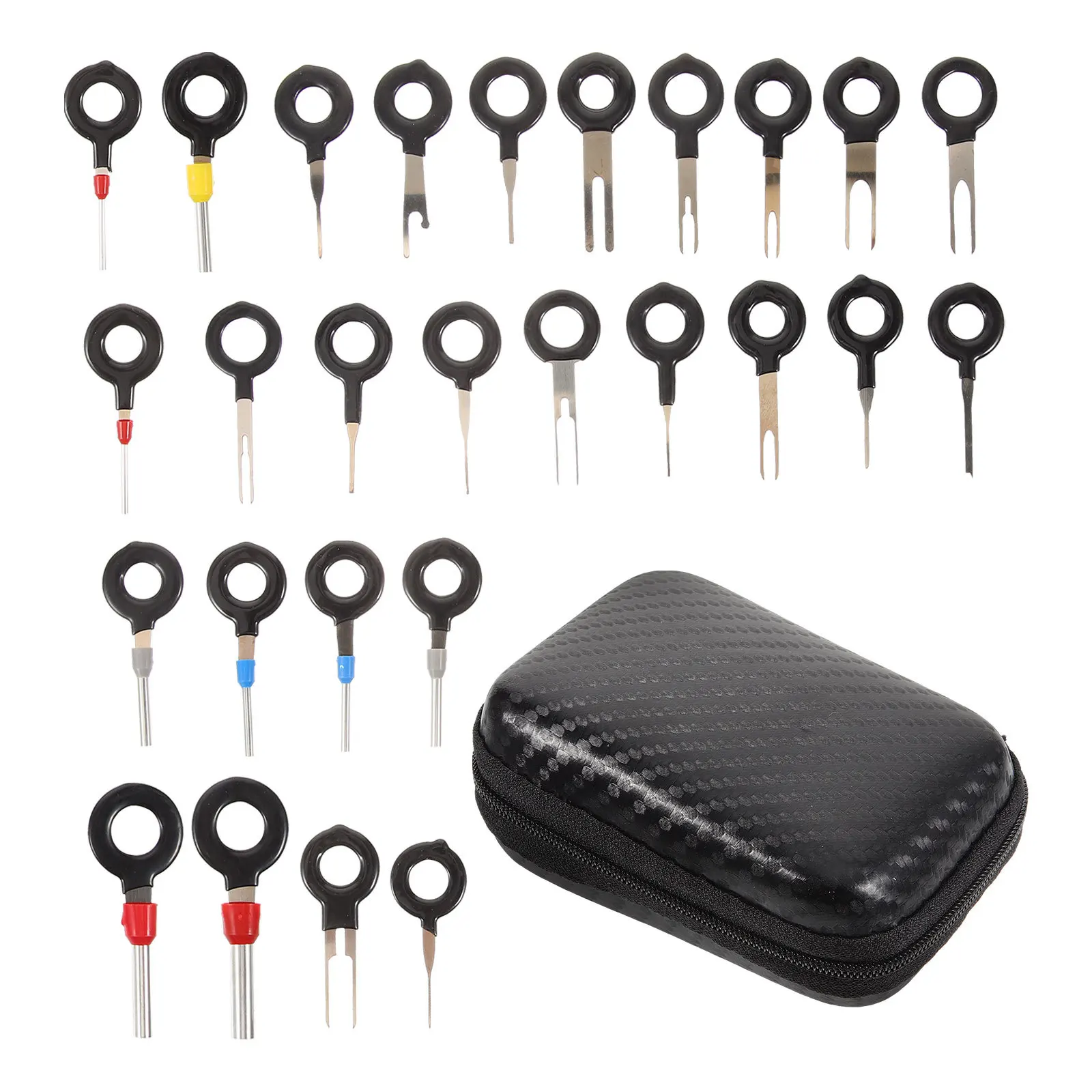 

82Pcs Terminal Extractor Set Electrical Connector Pin Extractor Durable Steel ABS Terminal