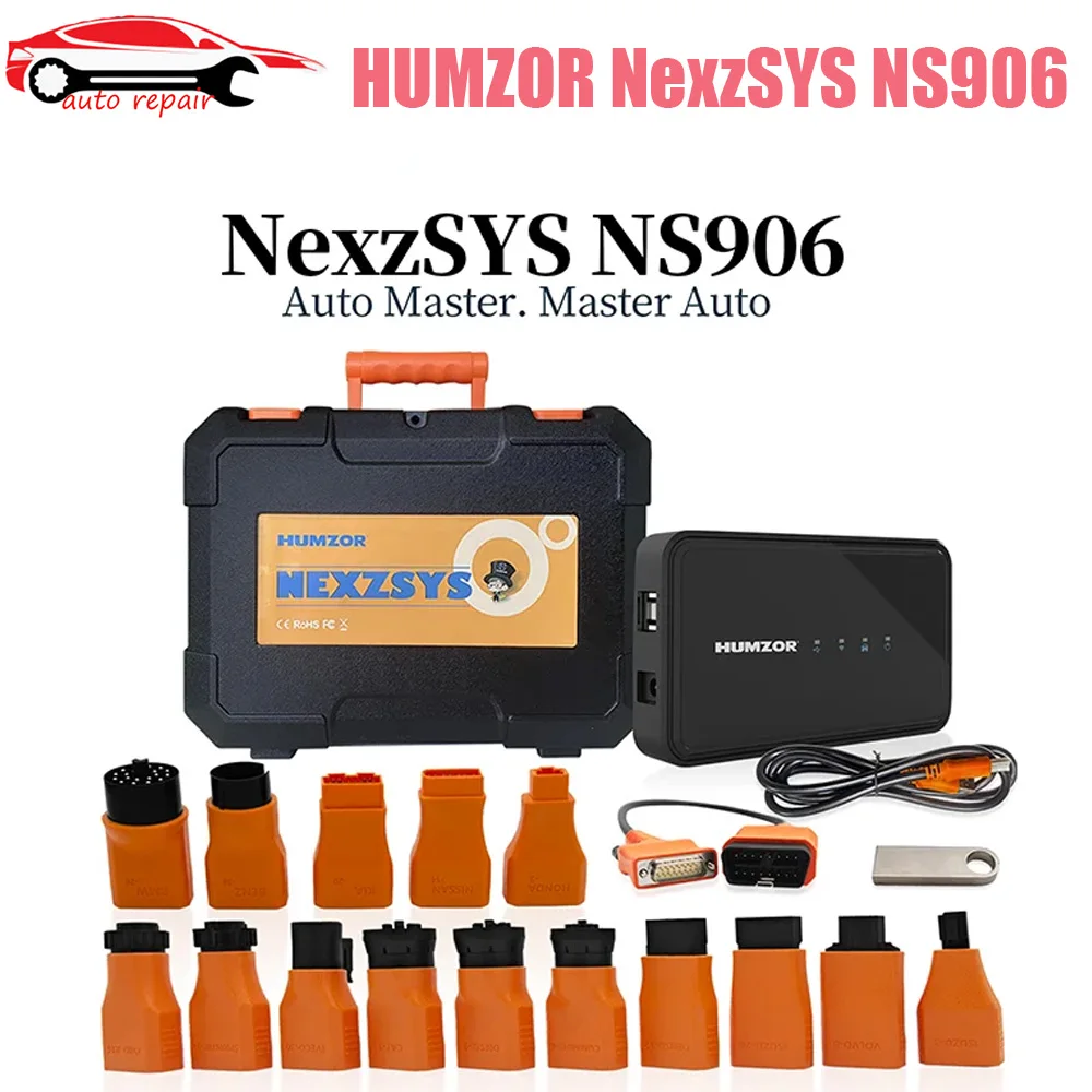 

2024 Newest HUMZOR NexzSYS NS906 Car And Truck Diagnostic Tools Support 35 Special Functions Multi-languages