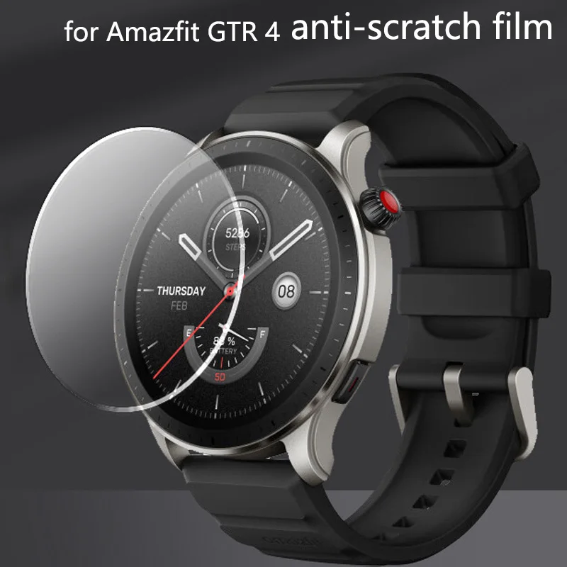 

HD Screen Protector for Amazfit GTR 4 Anti-Scratch Full Coverage Protective Film Screen Protector for Amazfit GTR4 (not glass)