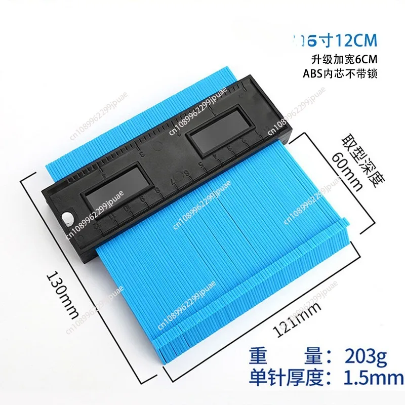 Universal type picker Multifunctional with Angle gauge Artifact profiling profile gauge arc ruler Woodworking sampling