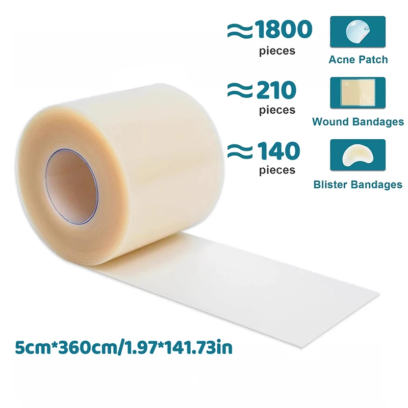Hot! 1PC Hydrocolloid Roll For Wound Care Hydrocolloid Patch Bandages With Self-Adhesive, Bed Sore Bandages, Highly Absorbent view 6