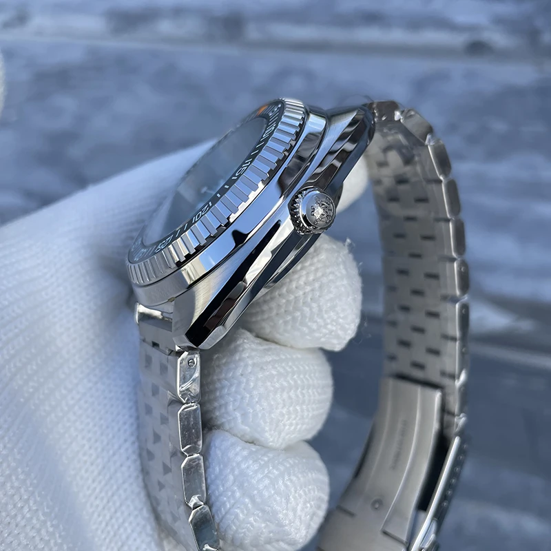 STEELDIVE Orologio da sub da uomo 49mm Orologio da polso meccanico automatico 1000M Impermeabile BGW9 Specchio con zaffiro luminoso NH35 Lunetta in ceramica