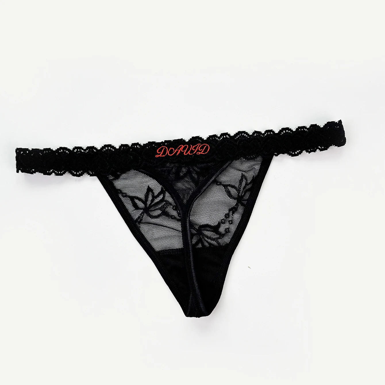 سراويل داخلية من الدانتيل للنساء سراويل داخلية مطرزة حسب الطلب منخفضة الخصر ملابس داخلية ناعمة ومريحة سراويل يومية