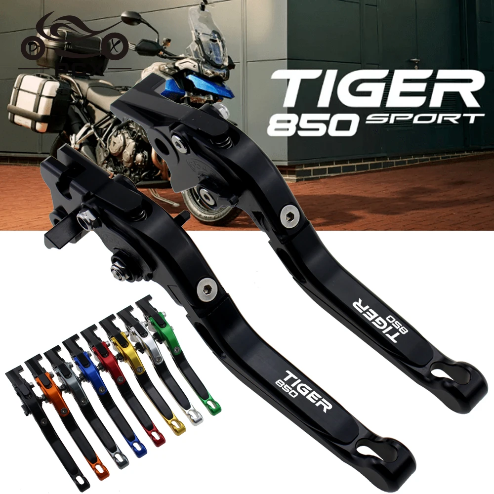 For Triumph TIGER 850 SPORT TIGER850 2021-2022 Motorcycle Accessories Adjustable Folding Extendable Brake Clutch Levers