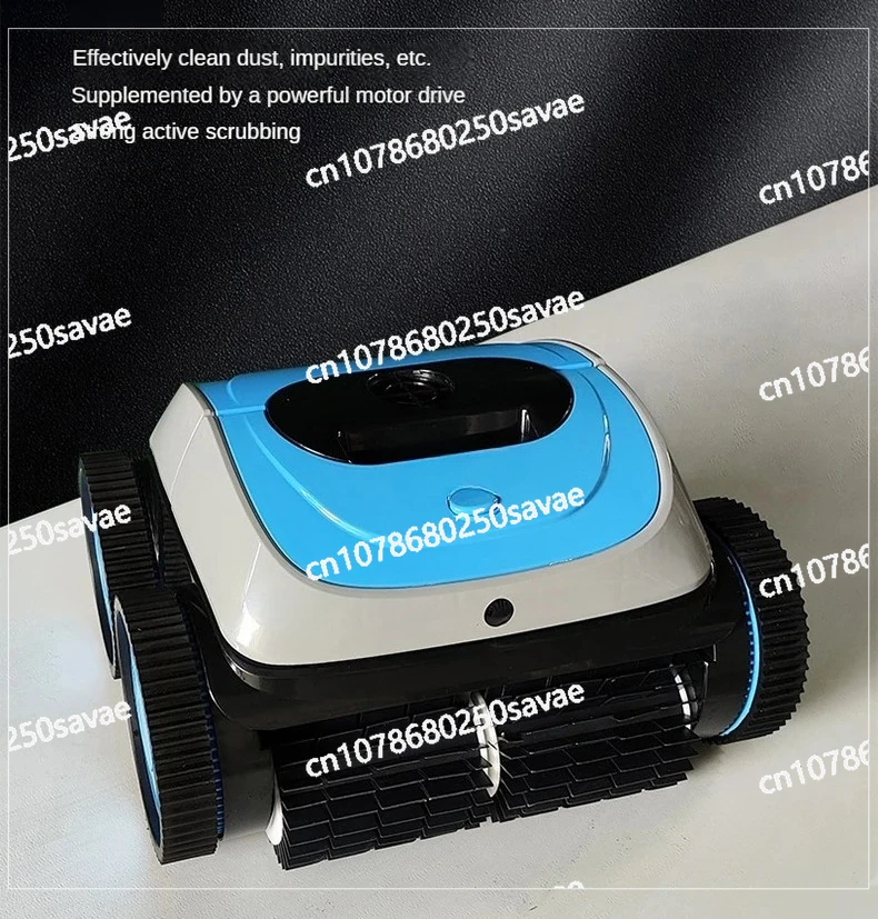 Swimming Pool Wireless Automatic Vacuum Cleaner Underwater Cleaning Robot Pool Bottom Cleaning Rechargeable Vacuum Cleaner