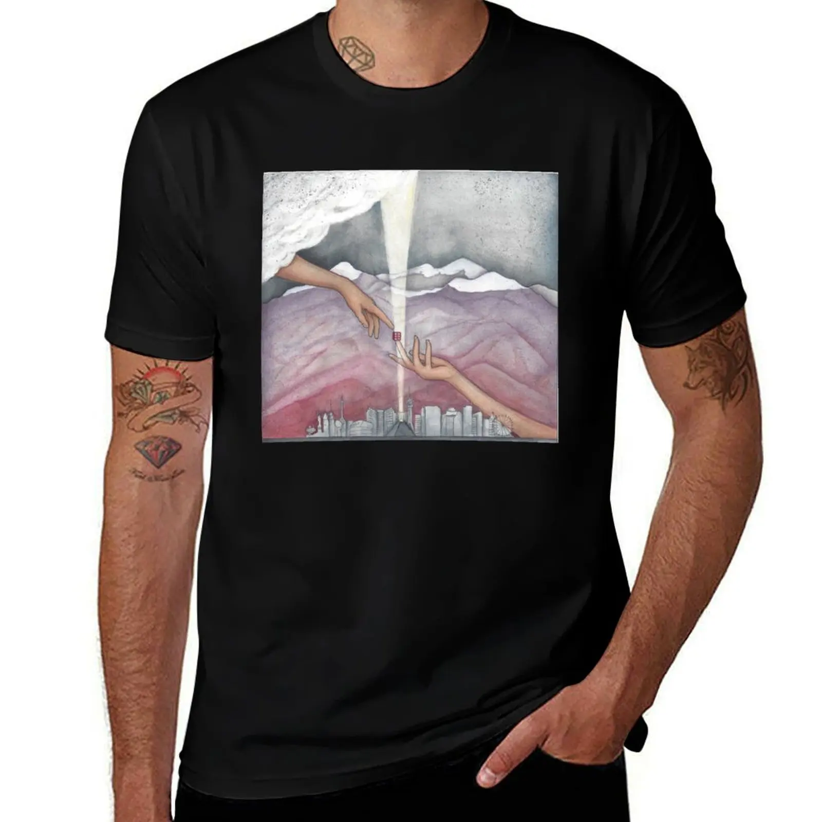

City of God, City of Destruction T-Shirt anime tshirt t shirt man luxury T-Shirt