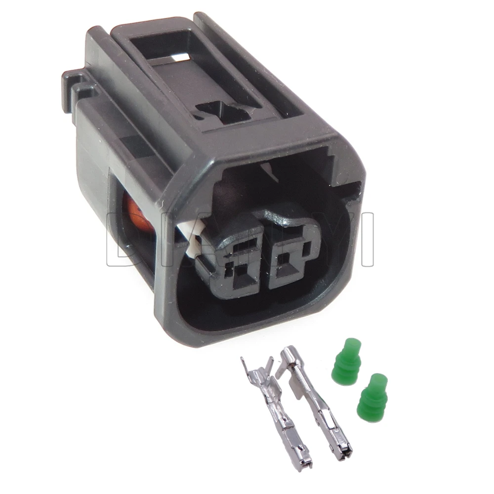 1 Set 2 Way AC Assembly Automobile Plastic Housing Socket with Cables 7289-7040-30 90980-12D16 Car Wire Connectors