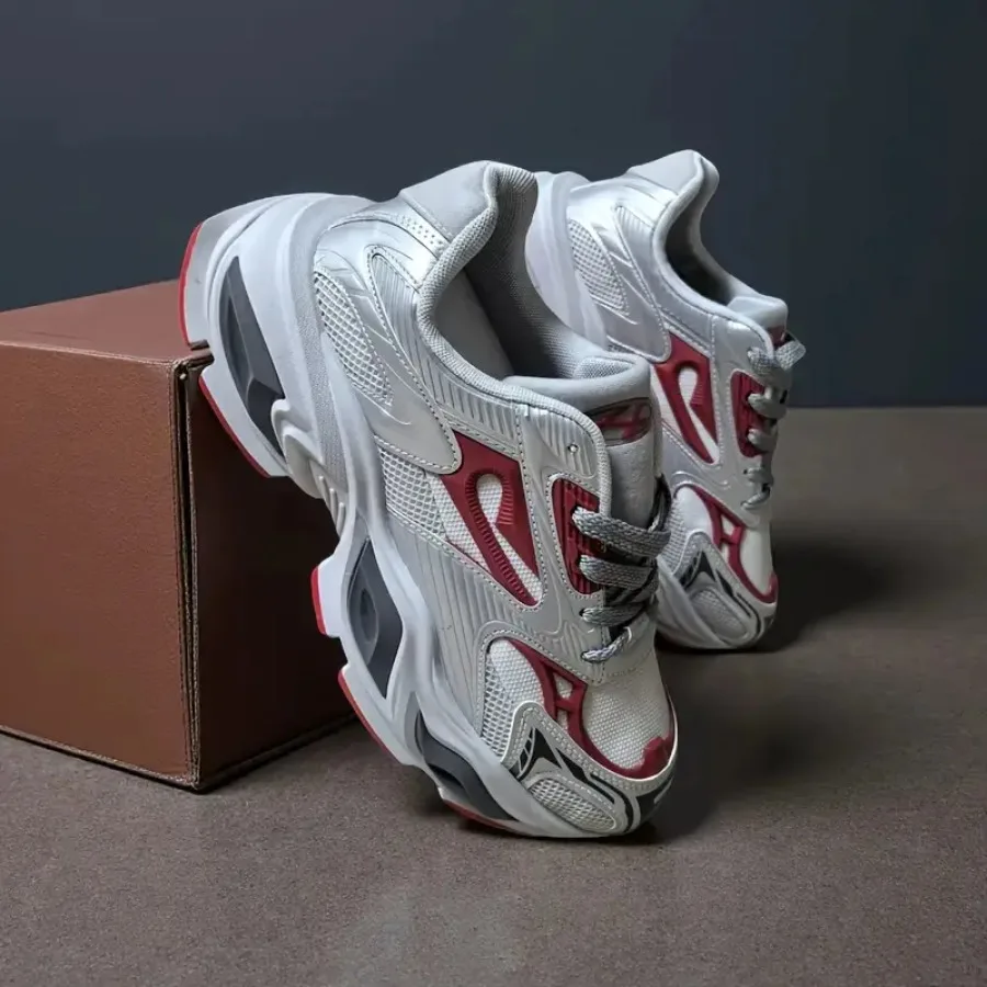 

Стильные массивные кроссовки для пар, для мужчин и женщин, с толстой подошвой, увеличивающей рост, идеально подходят для весны и