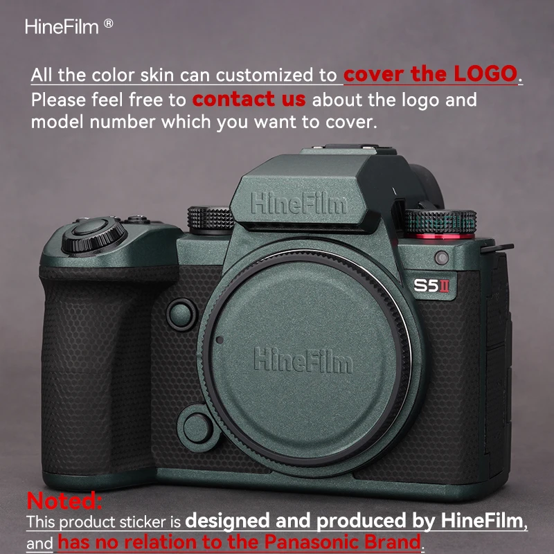 Hinefilm Skin für Lumix S5II Kamera Aufkleber S5M2 Aufkleber Haut für Panasonic S5 II Kamera Aufkleber Anti Scratch S5M2X Wraps Cover – Detail 13