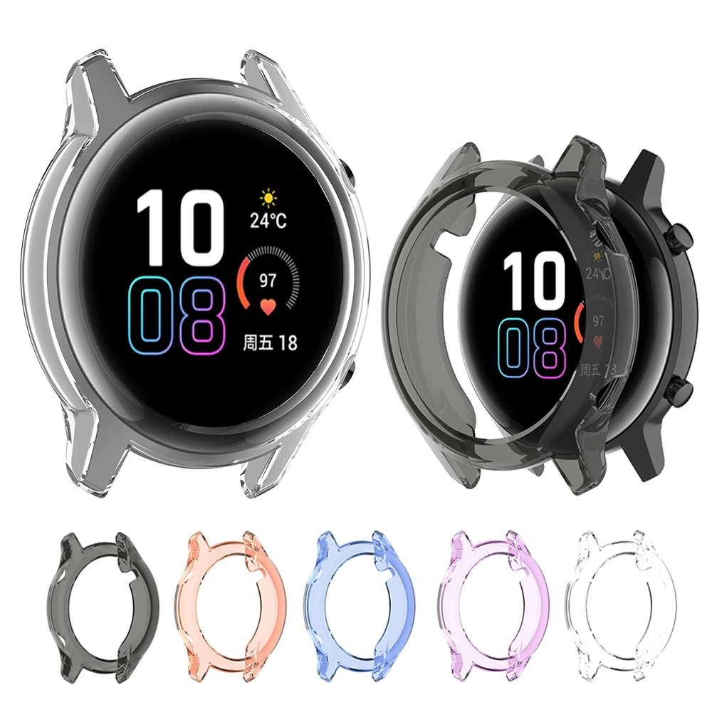 Soft Ultra-Slim TPU Protector Case Cover For Huawei Honor Magic Watch 2 46mm 42mm Smartwatch Protective Shell