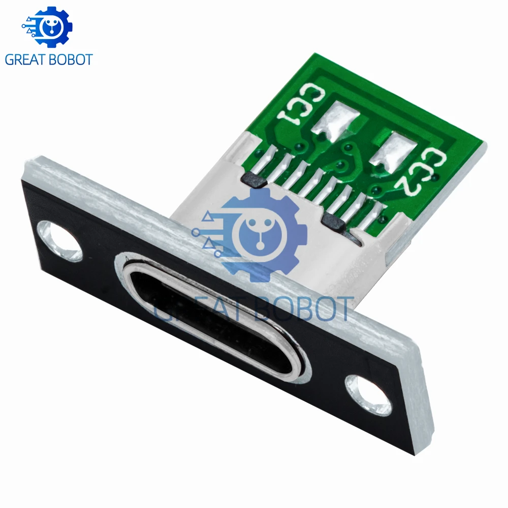 BS Fixed Board Type-C Female USB Keyboard Mod Cable: Key Separation & Dual Data-Charging Function