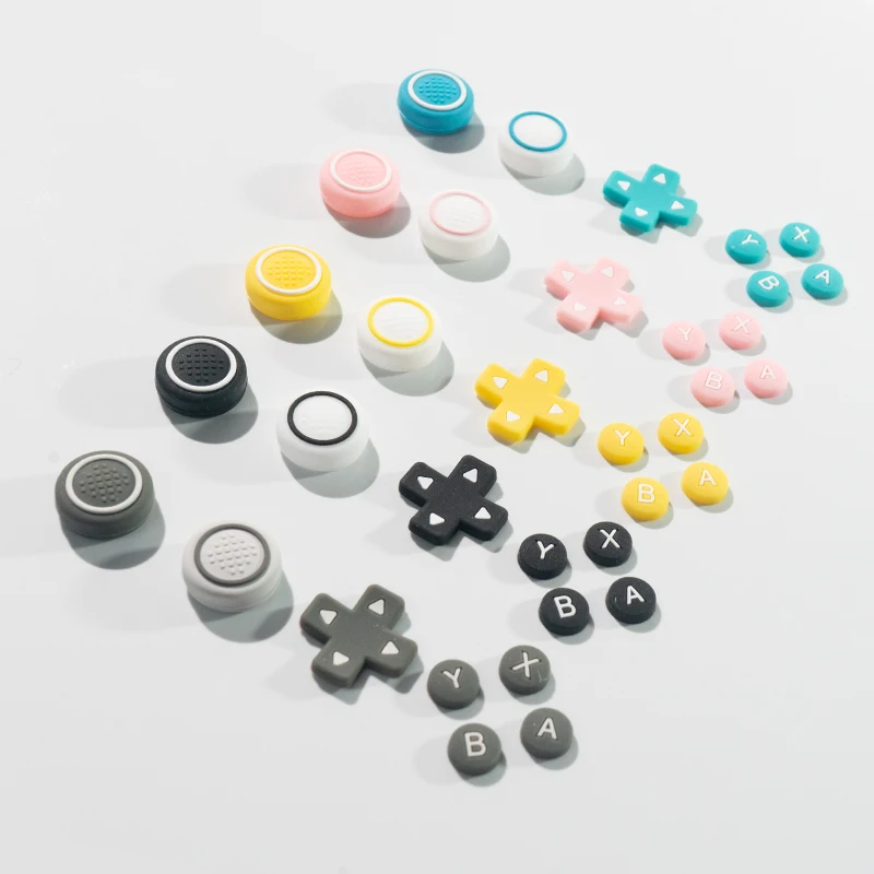 Thumb Grips per nintendo switch lite Silicone Rocker cap button sticker set Rocker protector per funda nintendo switch oled