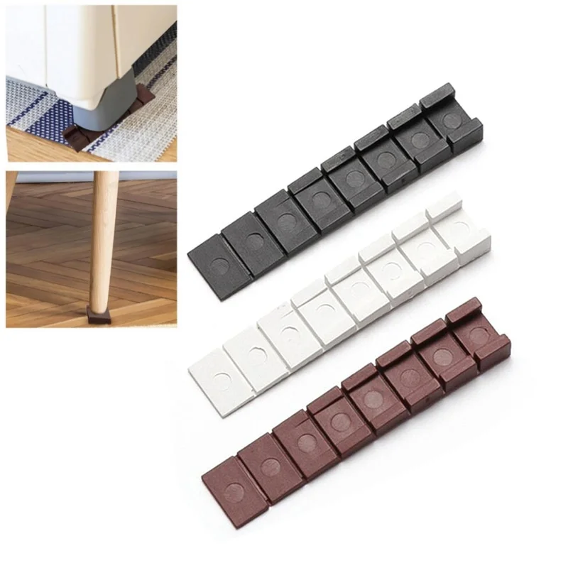 10pc Safety Door Stop Block Plastic Door Stopper Anti-collision Door Rear Retainer Impact Stopper For Home Office Hardware Tools