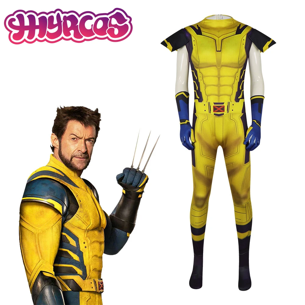 Super Cosplay Hero Deadpool Cosplay Wolverine Cos Jumpsuit Men Women Printed Tight Fitting Clothing Halloween Zentai Bodysuits