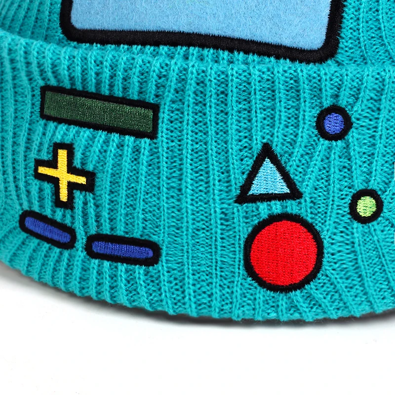 New Cartoon Adventure Time Casual Beanies For Women Men Hip Hop Beanie Hat Lovely Warm Knitted Skull Bonnet Gorros Ski Skullies