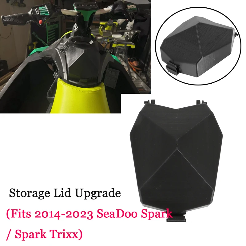 Tapa de almacenamiento premium ABS mejorada para SeaDoo Spark (compatible con SeaDoo Spark / Spark Trixx 2014-2023) Fundas de almacenamiento Sea-Doo