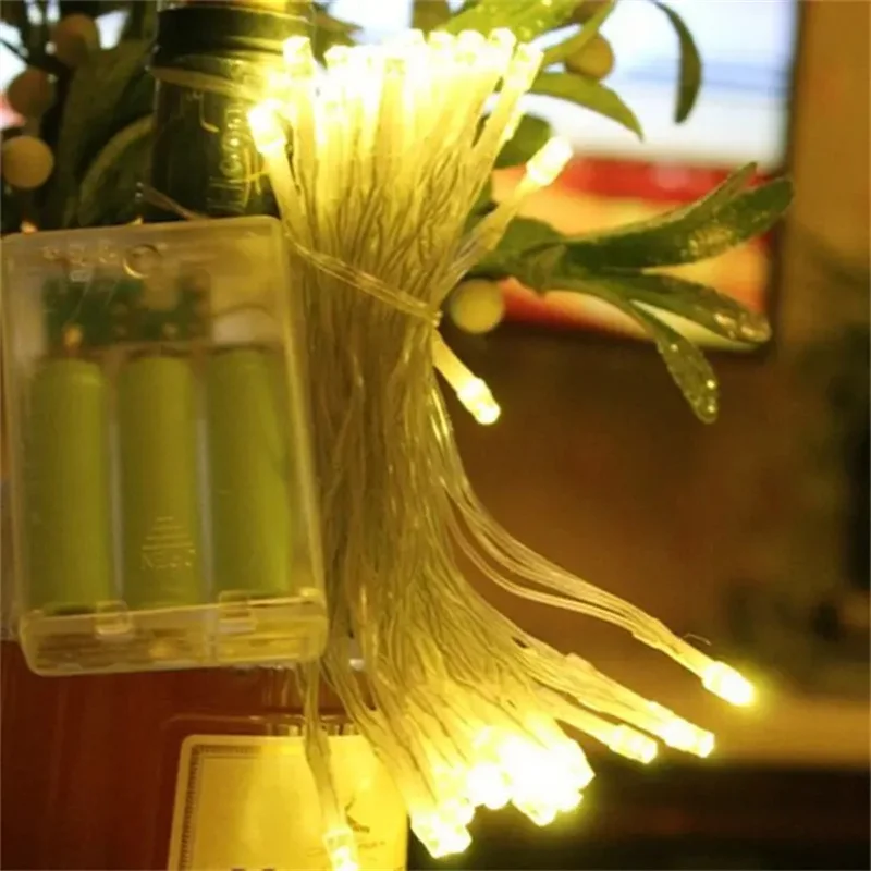 

Waterproof LED String Lights Battery Operated 3*AA Fairy Lights for Holiday Party Wedding Decorations 20M/10M/4M/2M