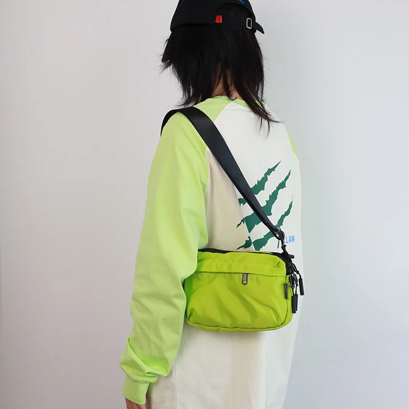 

YIFAN Women Nylon Square Waterproof Bag Female Casual Fashion Travel Shoulder Bag Portable Shopping Bags Purse Storage Bag