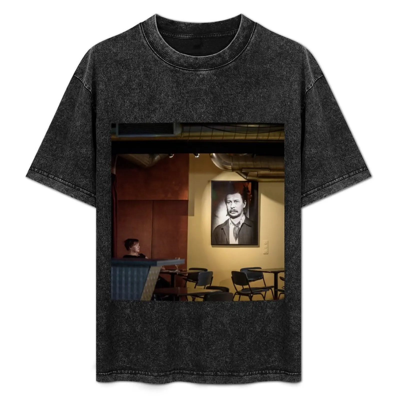 Matti Pellonpaa in the Corona Bar T-Shirt Basic Daily Outfit Short Sleeve Tee