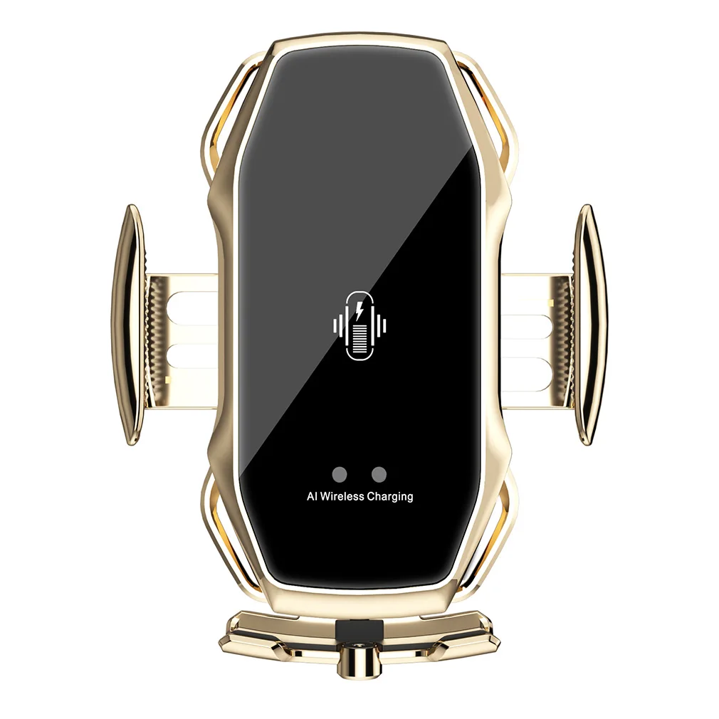 

Universal 15W A5 Phone Holder Wireless Car Charger Automatic Clamping Fast Charging Mount Car for iPhone Huawei Samsung Xiaomi