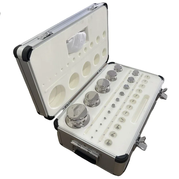 Veidt Weighing E2 1mg-2kg Dead Tester Calibrator Precision Mass Standard 27pcs Stainless Steel Calibration Weight Set