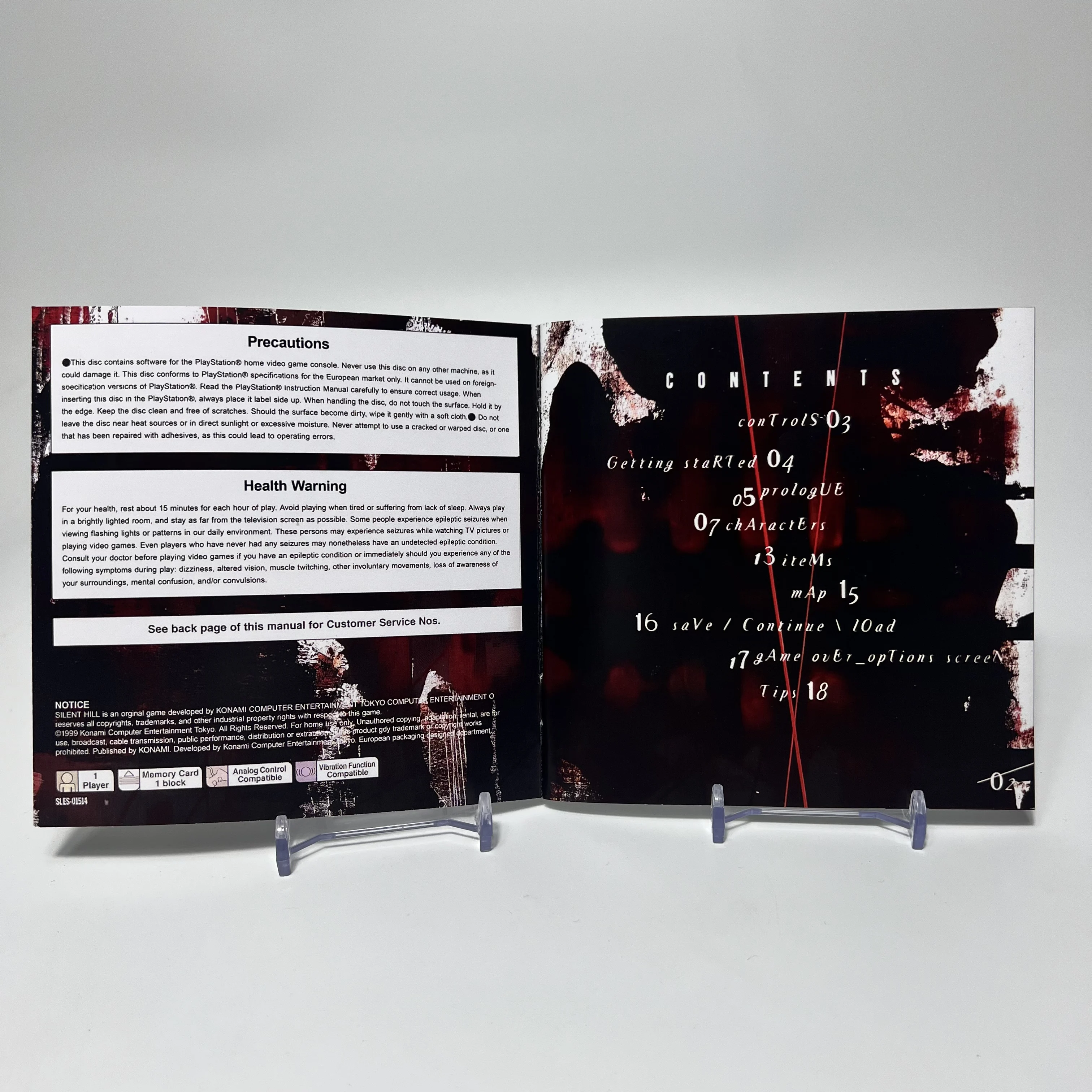 Kopia CD gry na PS 'Silent Hill' z instrukcją, wersja NTSC U/C J/PAL, odpowiednia dla PS 1 z modyfikowanym chipem umożliwiającym bezpośrednie odczytywanie na konsoli do gier. — zdjęcie produktu 4
