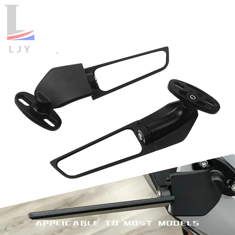 For SUZUKI GSXR 125/150/600/750/1000 GSX-R Motorcycle CNC rearview mirror fixed wing