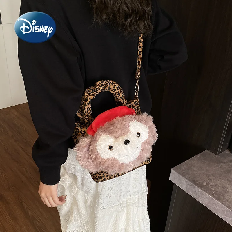 Disney Daffy Bear New Women's Shoulder Crossbody Bag Cartoon Mini Women's Handbag Fashion Doll Style Women's Bag High Quality