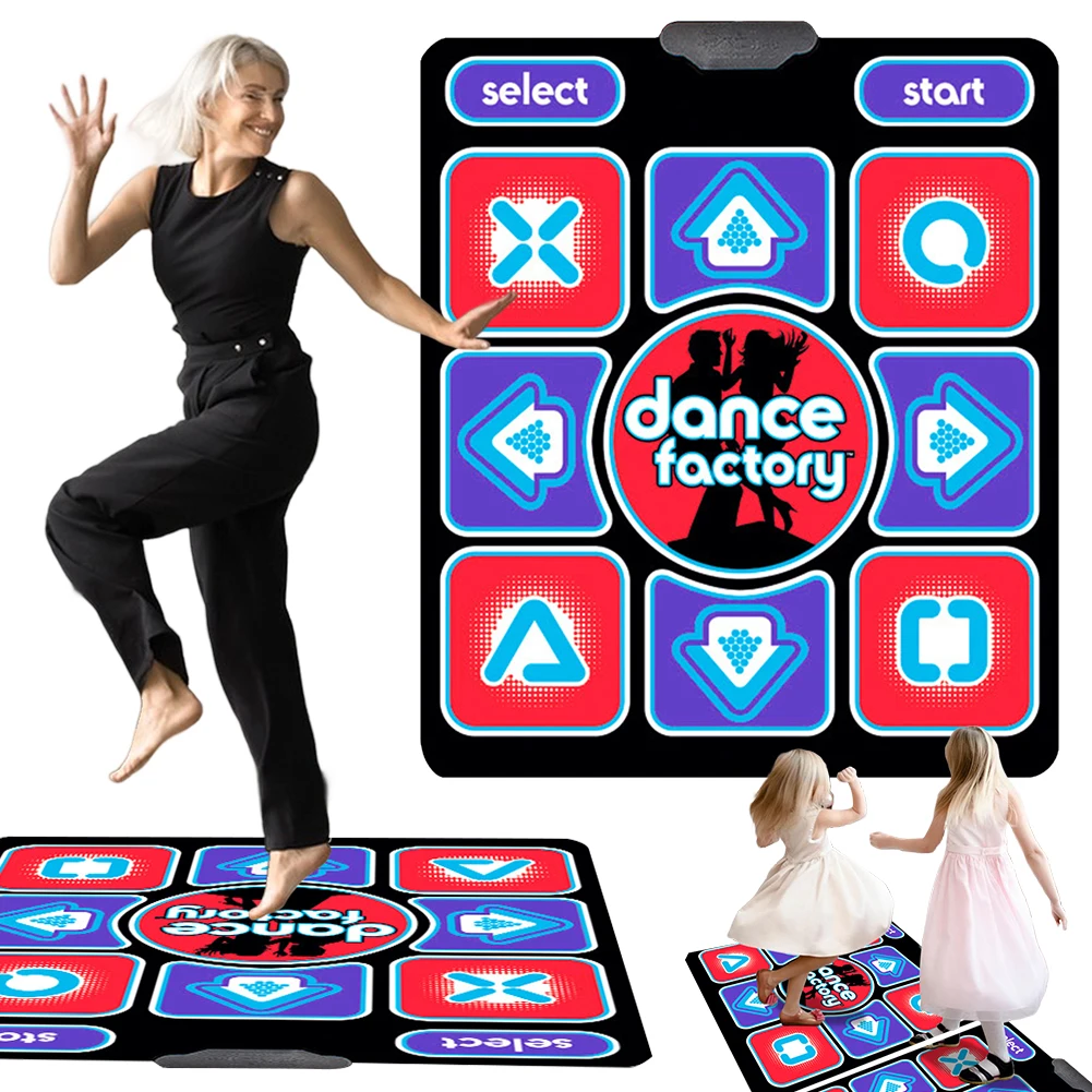 

Dance Mat Electronic Dance Pad Family Music Game Mat Dancing Pad for Kids and Adults for Exercise & Games