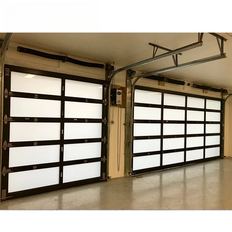 Best Sale Custom Modern Design Automatic Insulated Electric Sectional Double Skin Overhead Steel Garage for Villa Aluminum Alloy
