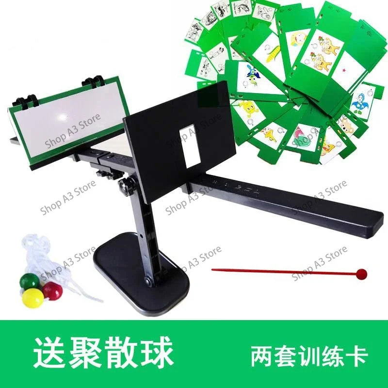 Aperture Rule Trainer Vision Therapy Tools Monocular Eye Training Kit for Strabismus Amblyopia Correction Occlusion Set